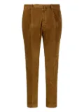 Santaniello pleated corduroy trousers - Brown
