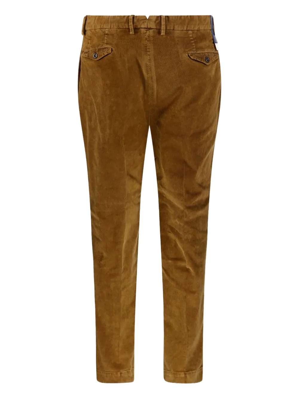 Santaniello pleated corduroy trousers - Bruin
