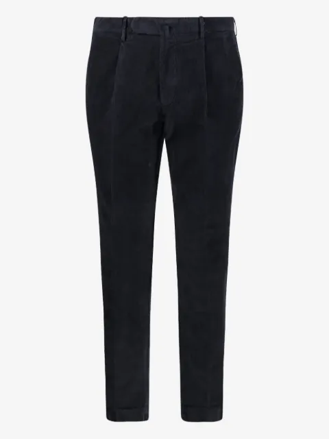Santaniello pleated corduroy trousers