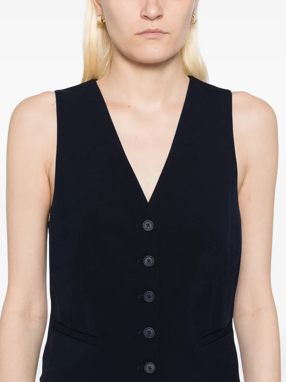 Simkhai Laiken gilet Blauw