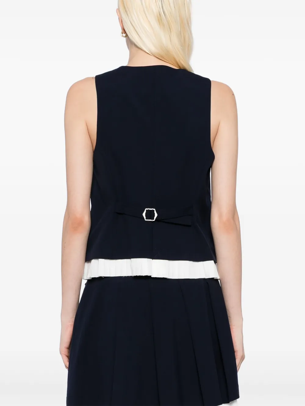 Simkhai Laiken gilet Blauw