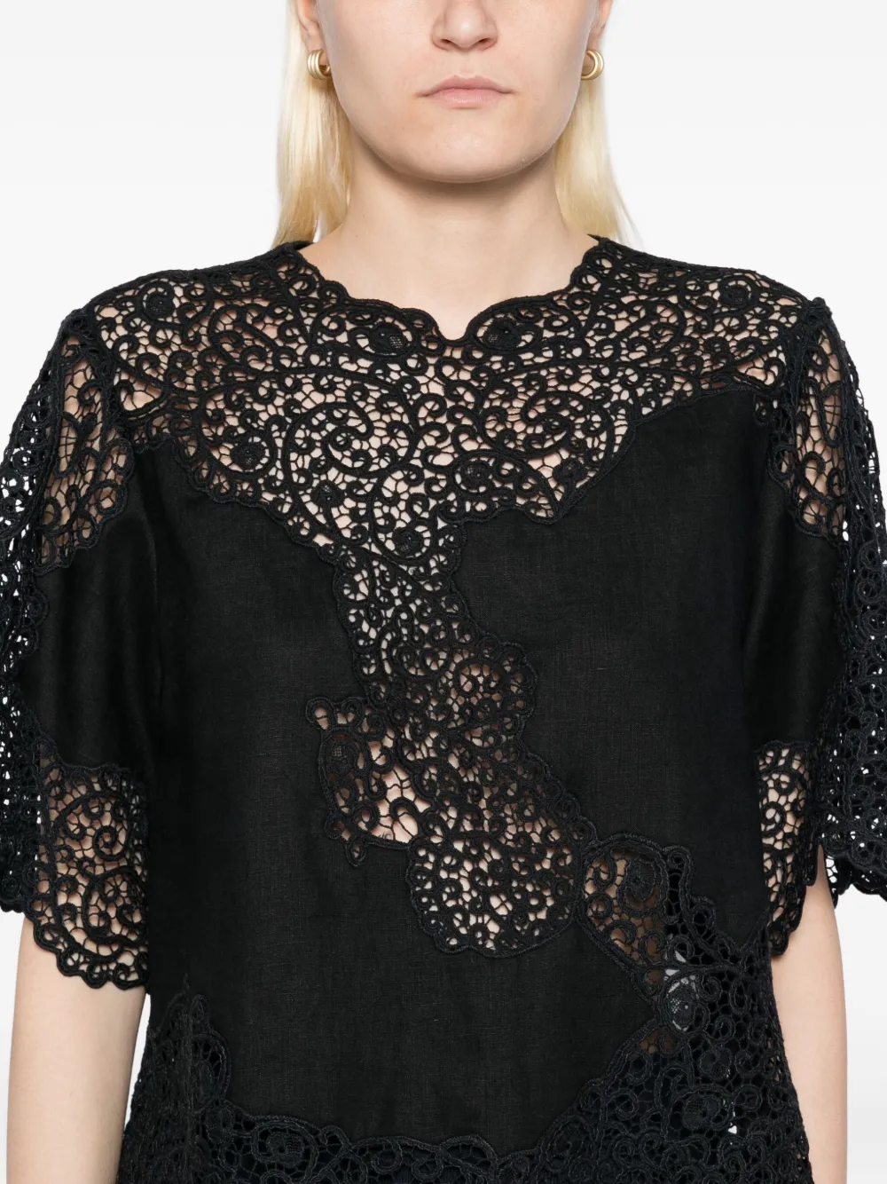 Ulla Johnson Kadene blouse Zwart