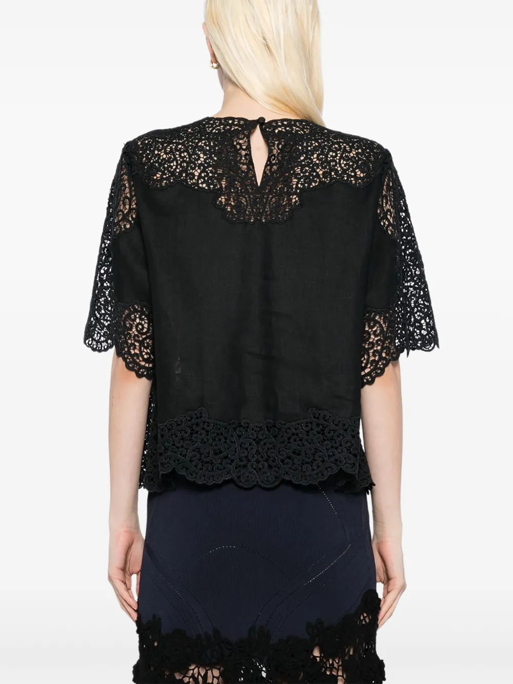 Ulla Johnson Kadene blouse Zwart