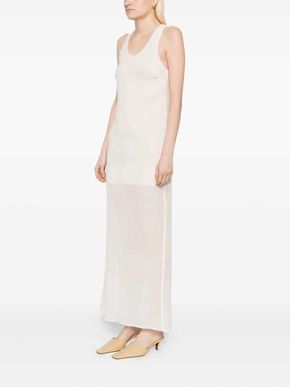 TOTEME Gekreukte jurk Beige
