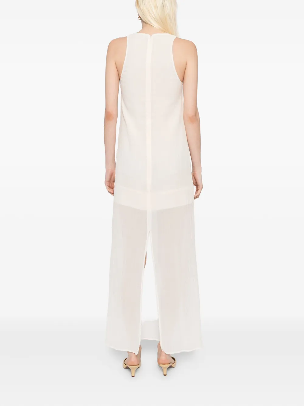 TOTEME Gekreukte jurk Beige