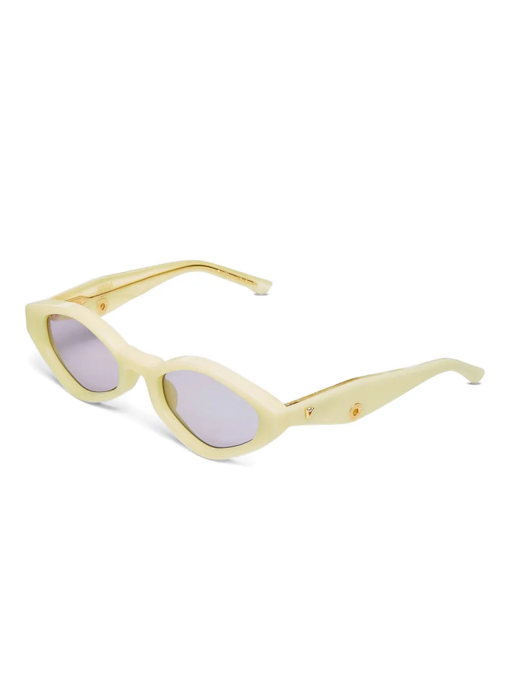 Vada Siren cat-eye frame sunglasses - Geel