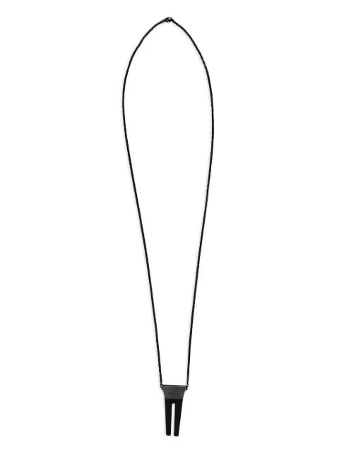 Rick Owens Opne-trunk charm necklace
