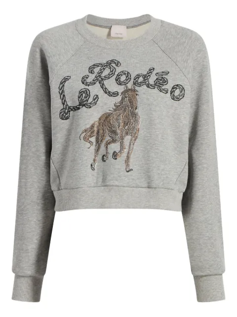 Cinq A Sept horse-embellished sweatshirt