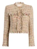 Cinq A Sept Adeline boucle fringe jacket - Neutrals