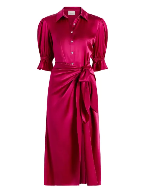 Cinq A Sept Fabbie twist-detail midi dress