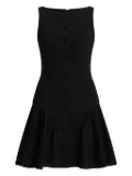 Cinq A Sept Royce button-front ruffled dress - Black