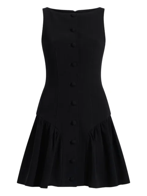 Cinq A Sept Royce button-front ruffled dress