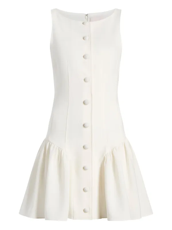 Cinq A Sept button-front Ruffled Dress | White | FARFETCH OM Cinq A Sept button-front Ruffled Dress | White | FARFETCH OM