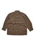 WACKO MARIA leopard-print shirt - Brown