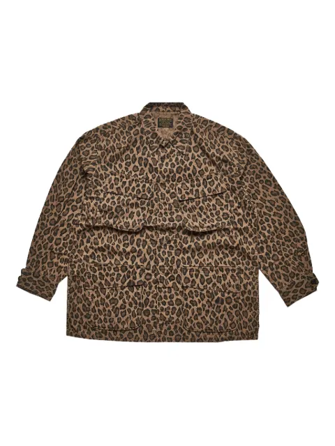 WACKO MARIA leopard-print shirt