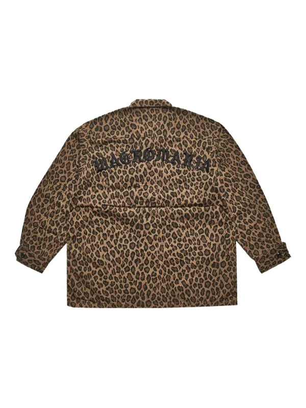 WACKO MARIA シャツ レオパード WACKO MARIA (ワコマリア) 24SS レオパード柄 オープンカラー