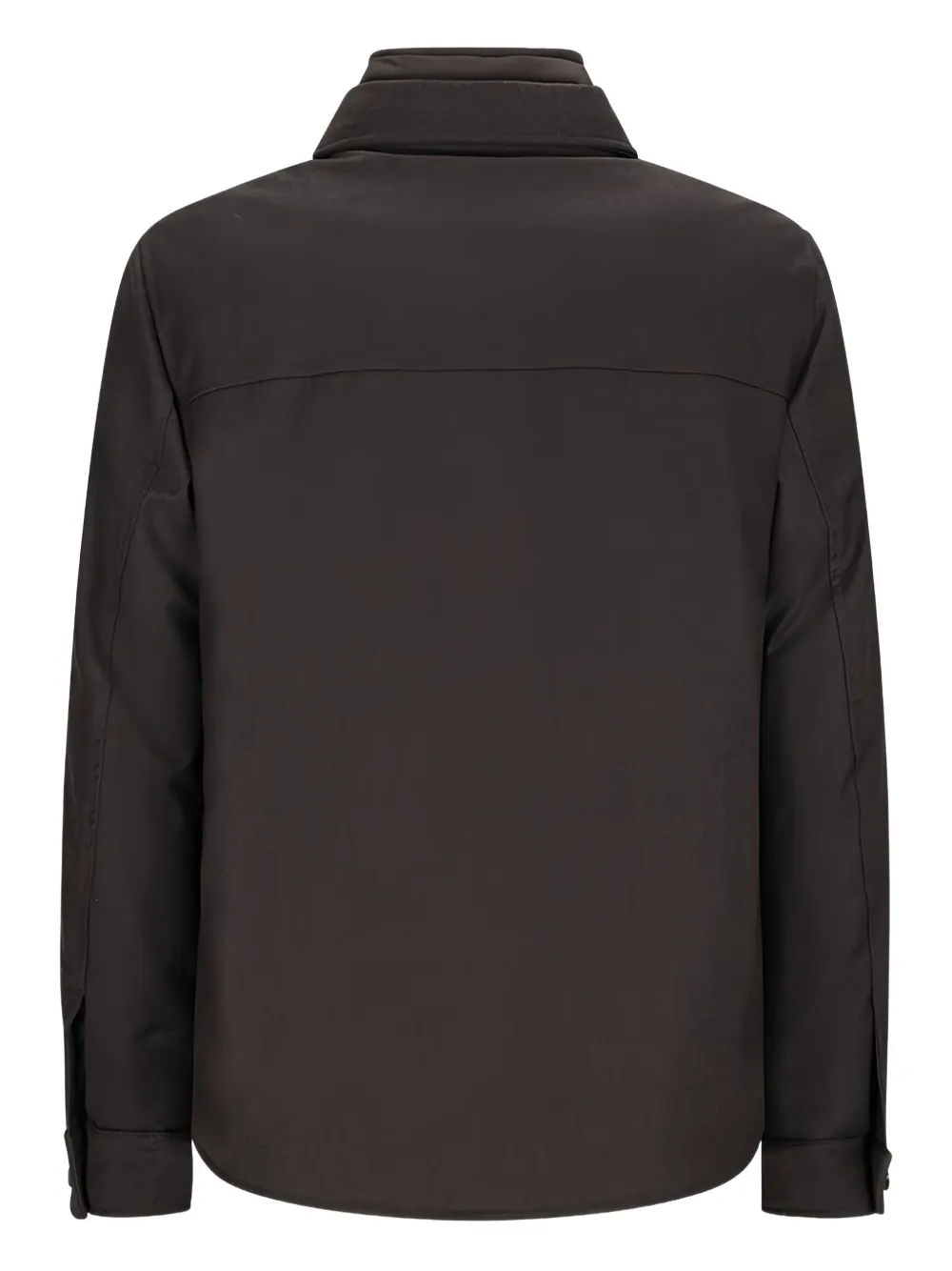 Moorer button-fastening flap-pocket jacket Bruin