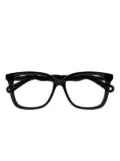 Chloé Eyewear wavy-temple square glasses - Black