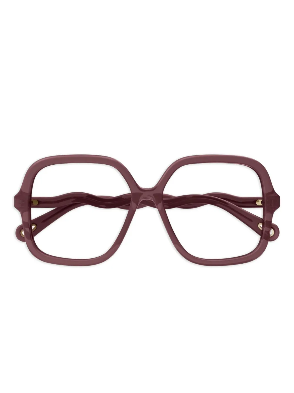Chloé square-frame acetate glasses | Red | Image 1