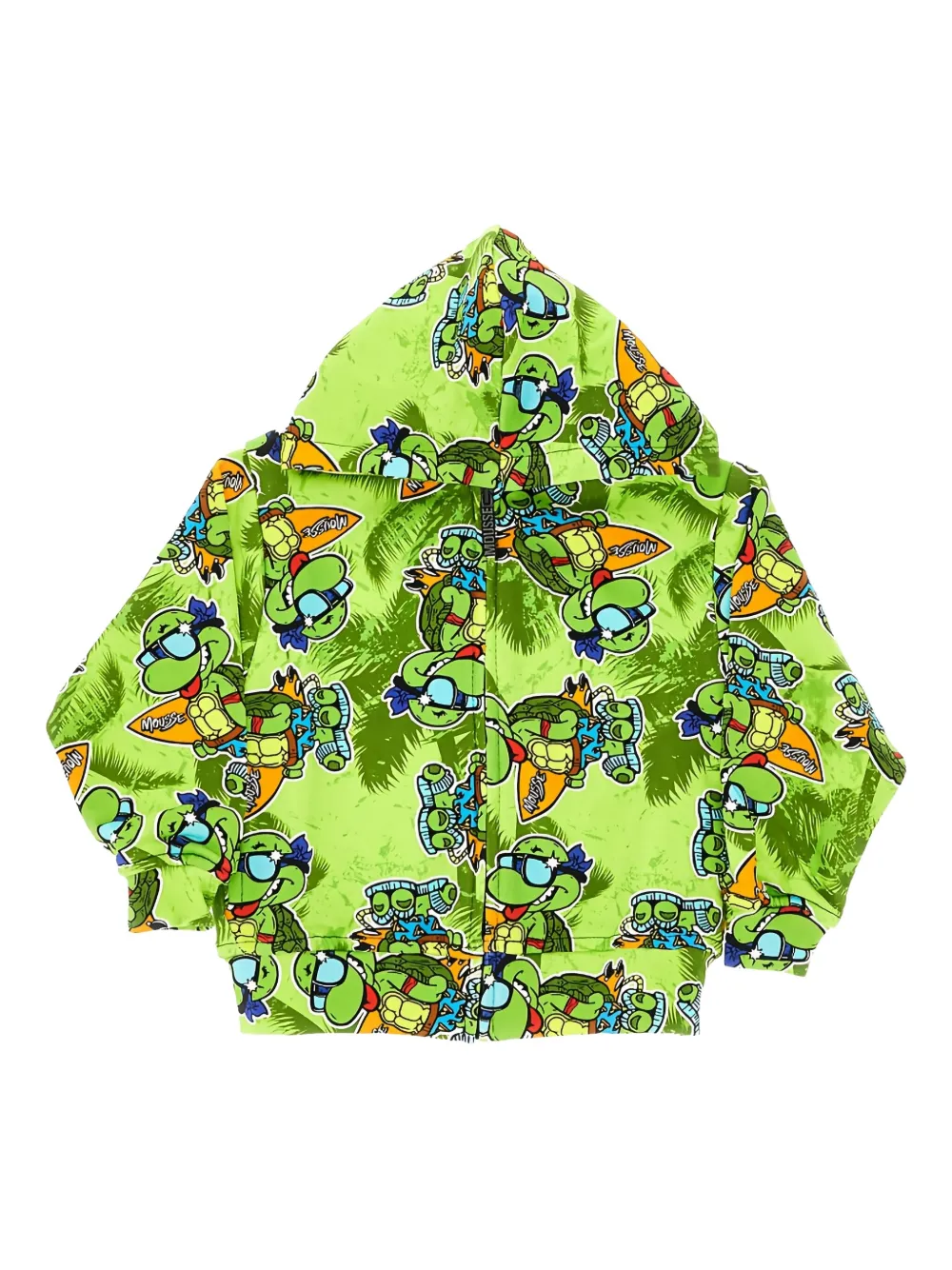 Mousse dans la bouche Hoodie met grafische print Groen