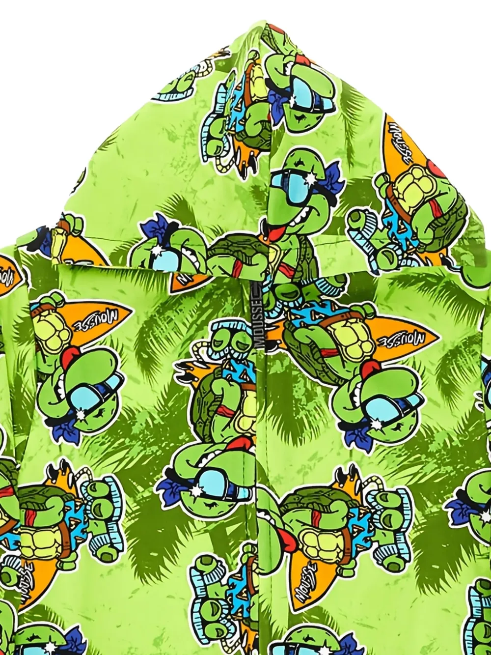 mousse dans la bouche Hoodie met grafische print Groen