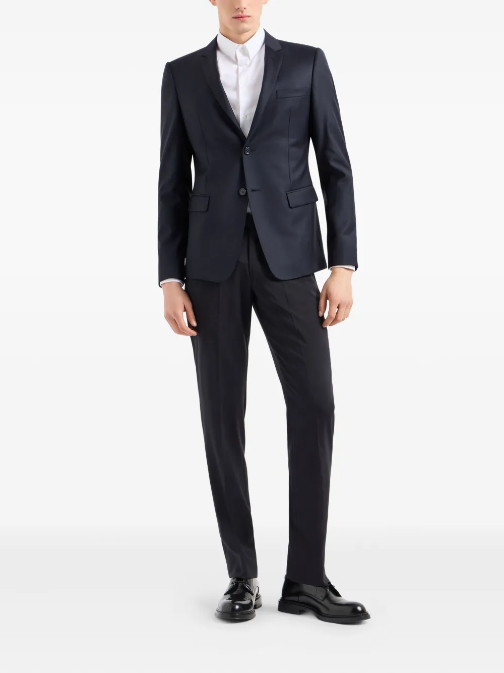 Emporio Armani long-sleeve buttoned shirt - Wit