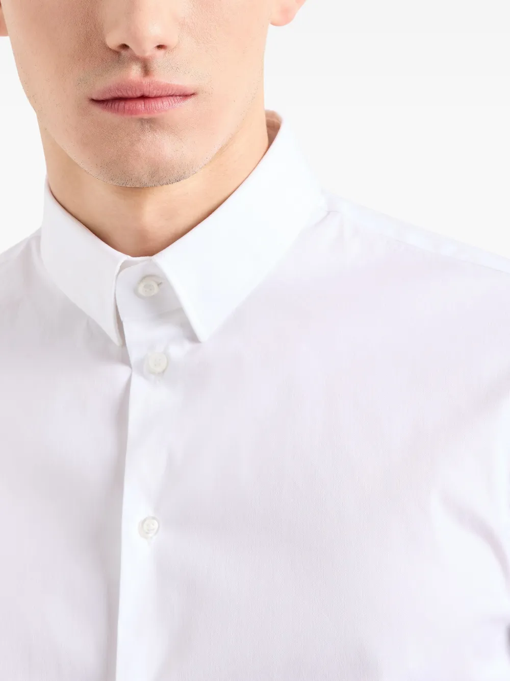 Emporio Armani Overhemd met knopen Wit