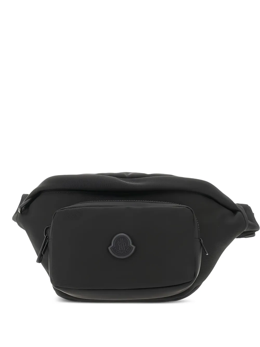 logo-plaque belt bag