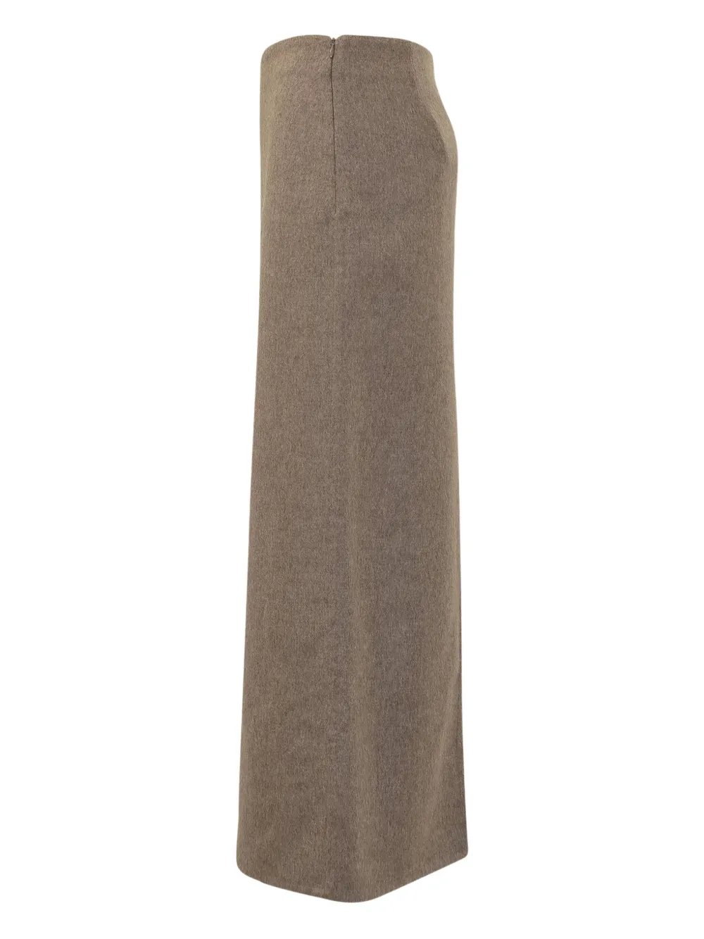 Brunello Cucinelli Midi-kokerrok met split Bruin