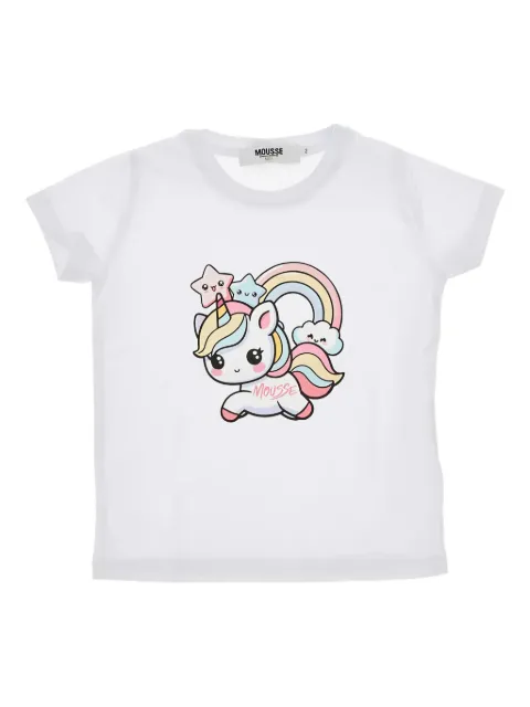 mousse dans la bouche graphic-print T-shirt