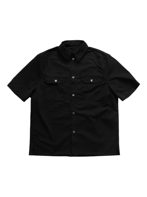 Willy Chavarria Cotton Shirt in Black