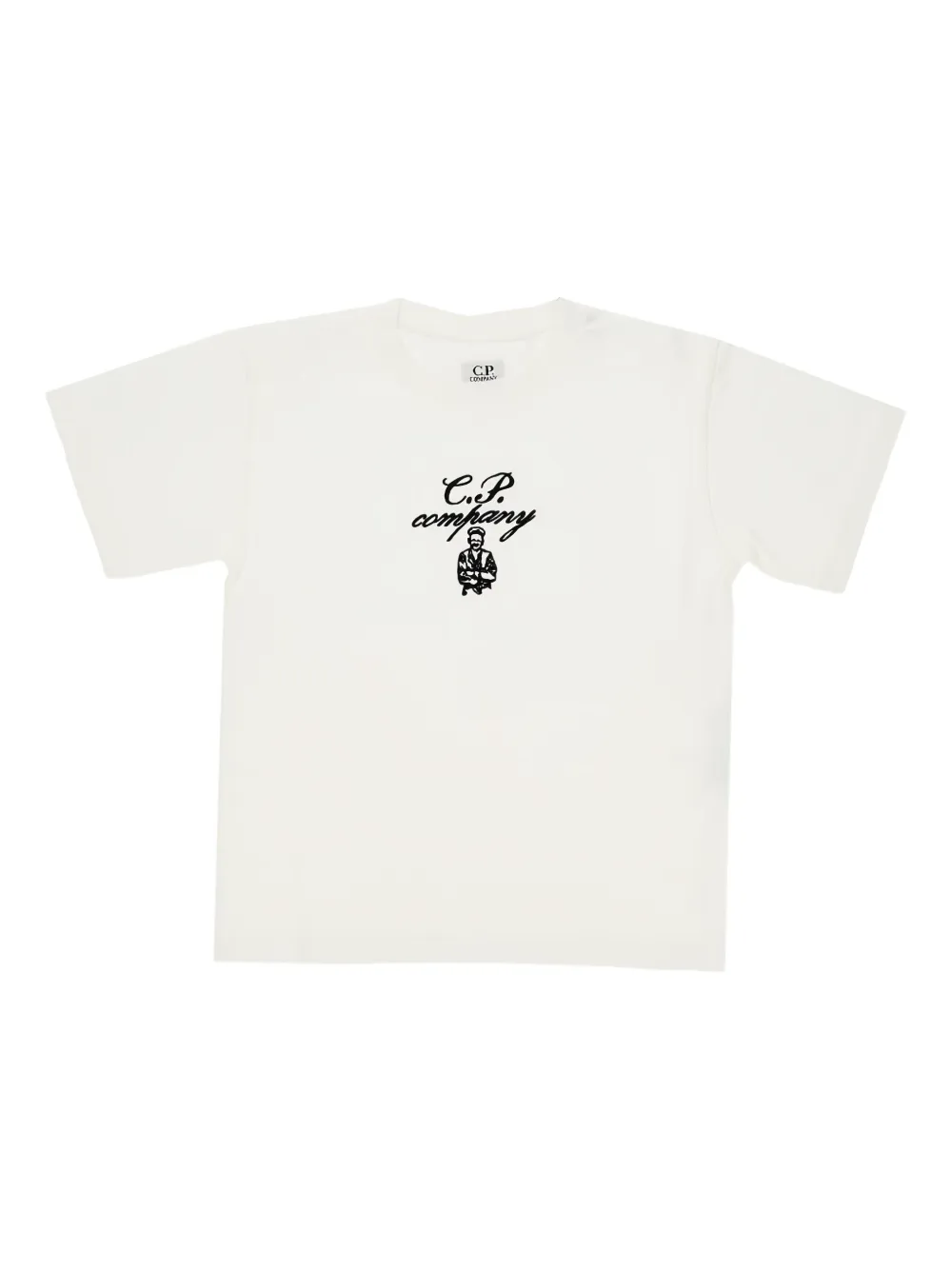 C.P. Company Kids logo-print T-shirt Wit