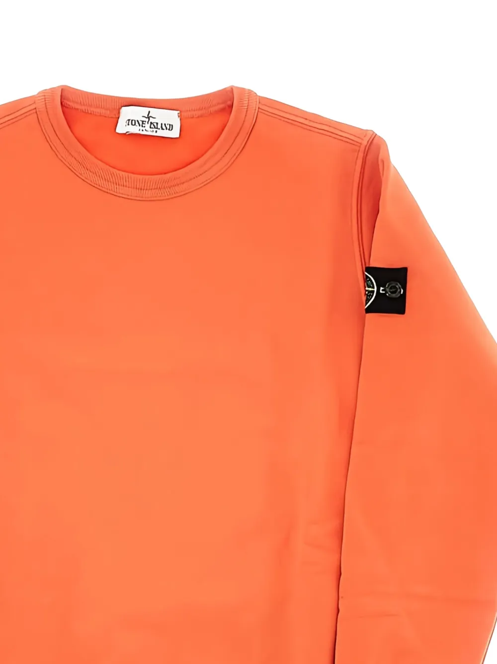 Stone Island Junior Sweater met ronde hals CORALLO