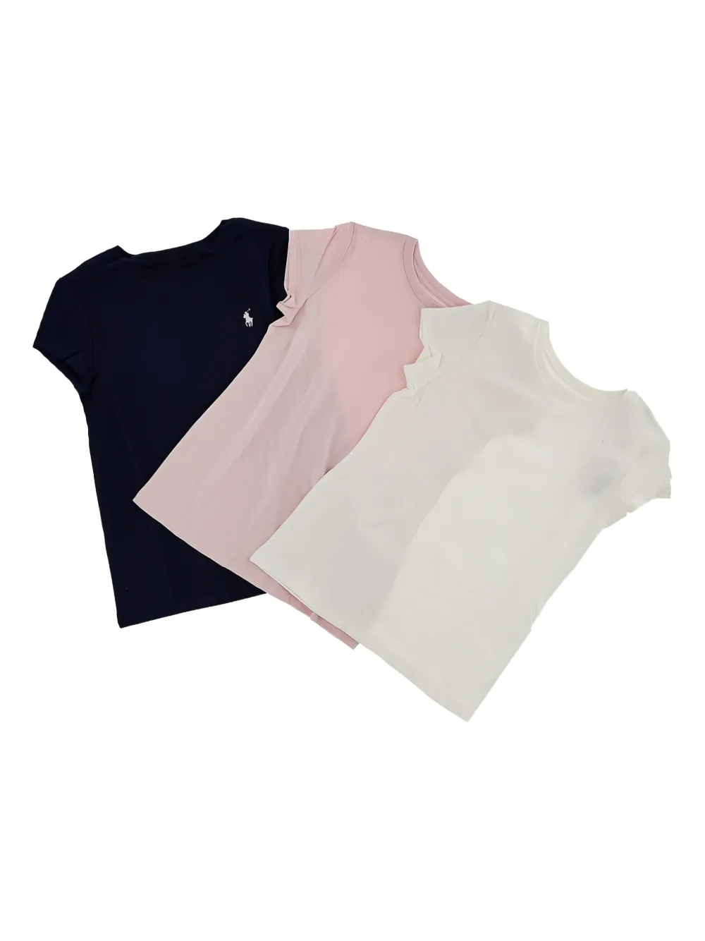 POLO RALPH LAUREN KIDS cotton T-shirt (pack of three) Blauw