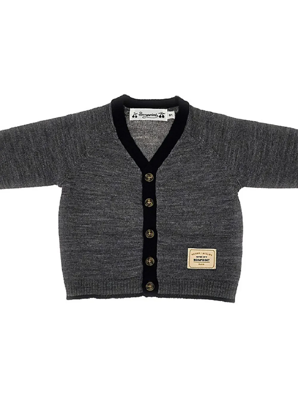 Bonpoint cárdigan con cuello en V | Prendas tejidas para chico | Image 2