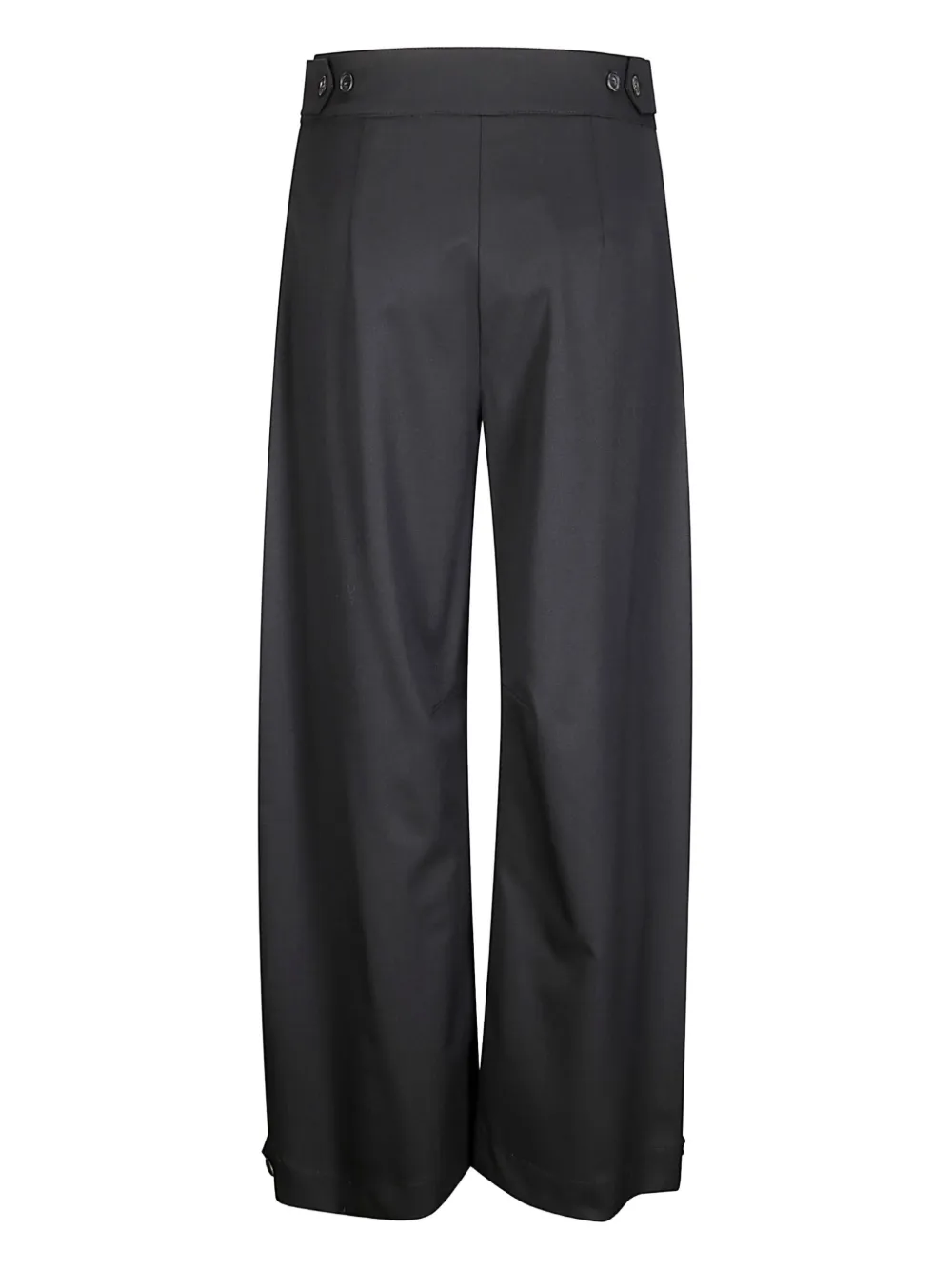 Stefano Mortari wide-leg trousers - Zwart