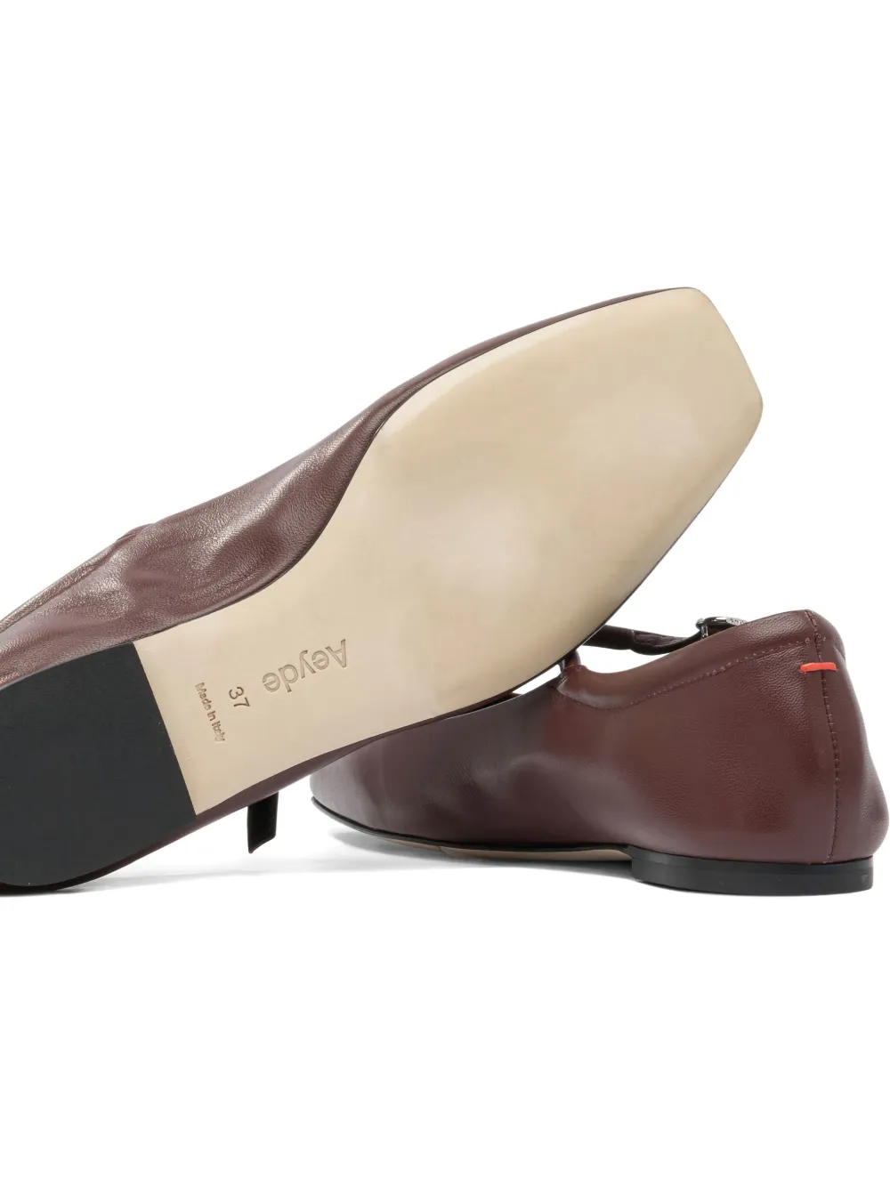 Aeyde Uma ballet flats Brown