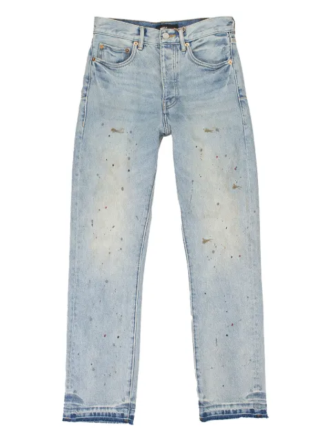 Purple Brand Jeans met verfspatten