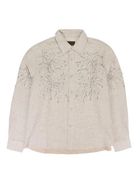 BIRTH OF ROYAL CHILD beaded fireworks shirt
