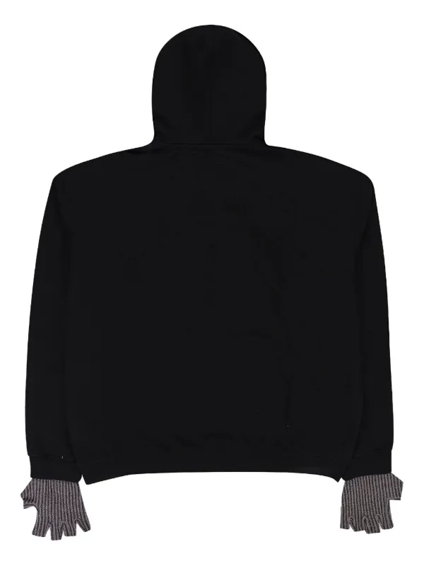 BIRTH OF ROYAL CHILD Royce Embellished zip-up Hoodie | Black