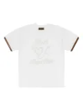 BIRTH OF ROYAL CHILD pearl-embellished short-sleeve top - White