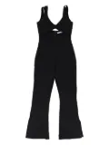 RHUDE cut-out flared jumpsuit - Black