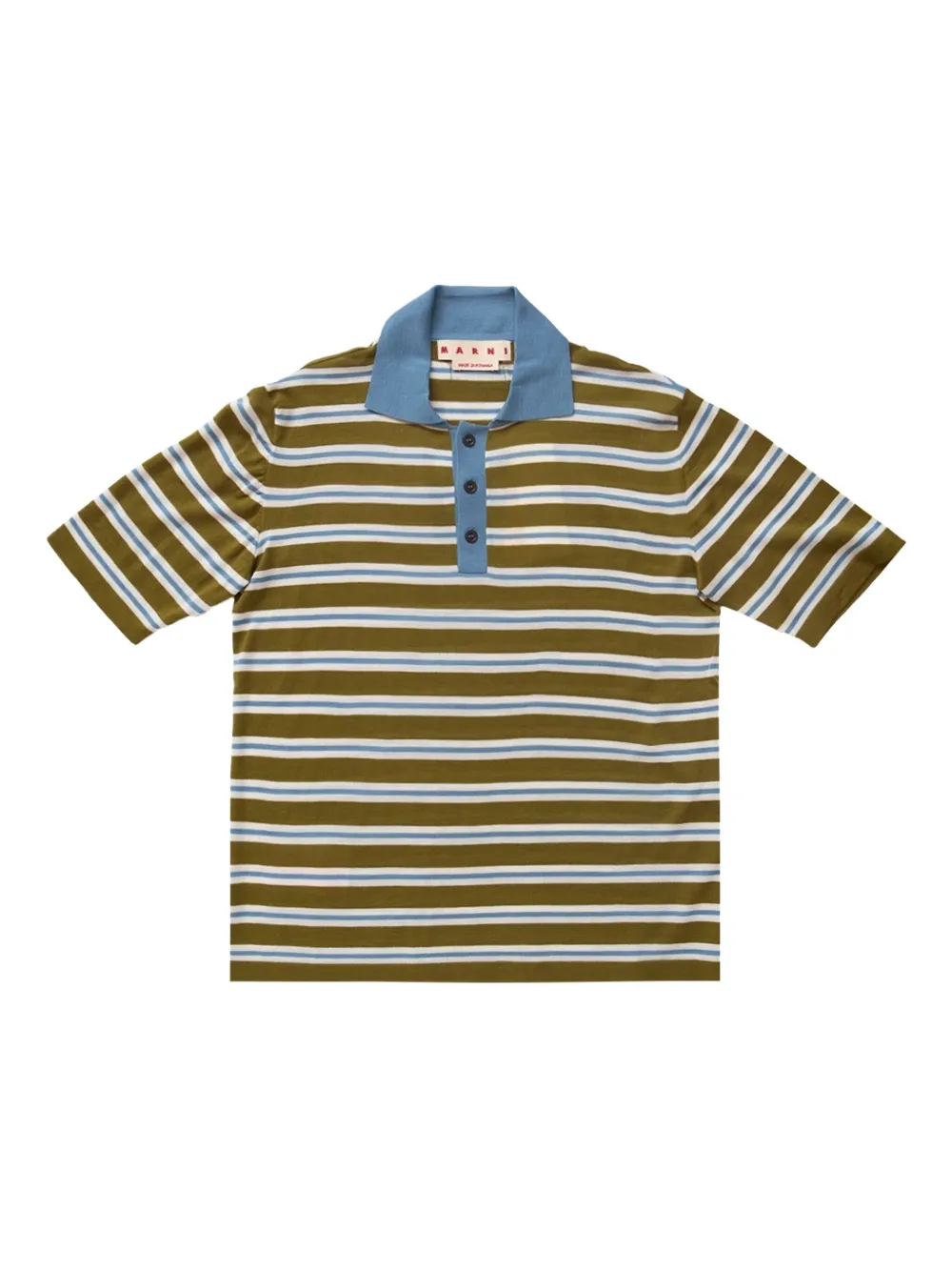 striped polo shirt