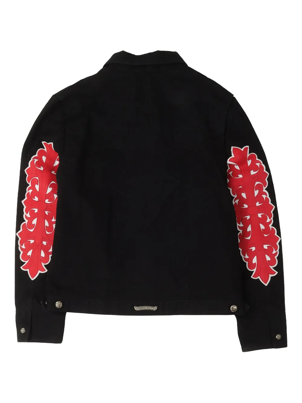 Chrome Hearts floral cross-appliqué denim jacket | Denim Jackets | Image 2