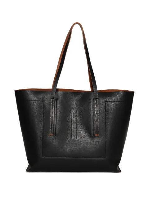 Rick Owens stitch-detailing leather tote bag