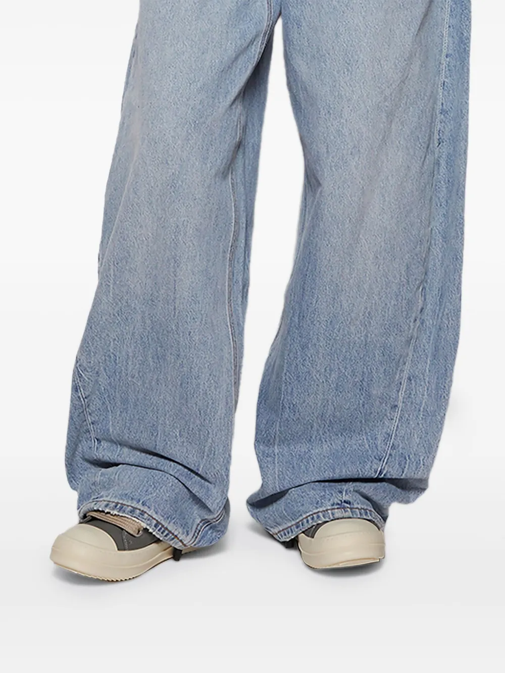 Rick Owens Jumbo Lace "Washed Indigo" sneakers Blauw