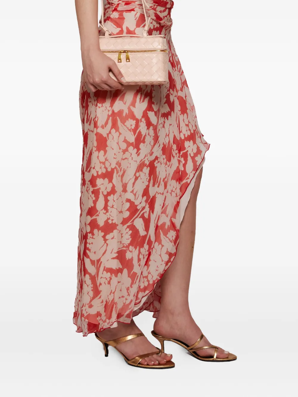 Jude 65mm Heath Leather Criss-cross Sandals In Gold