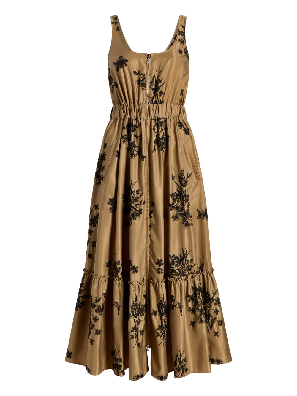 Vernetta floral-print tiered dress
