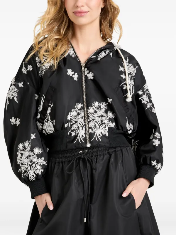 ネイビー パフスリーブ ジャケット 撥水加工入りパフジャケット - ネイビーブルー | ZARA Japan / 日本