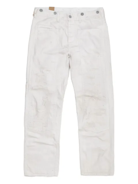Ralph Lauren RRL distressed straight-leg jeans